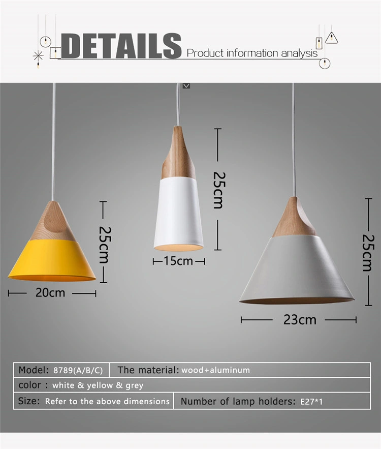 Promotion Product of Modern Design Pendant Lighting with E27