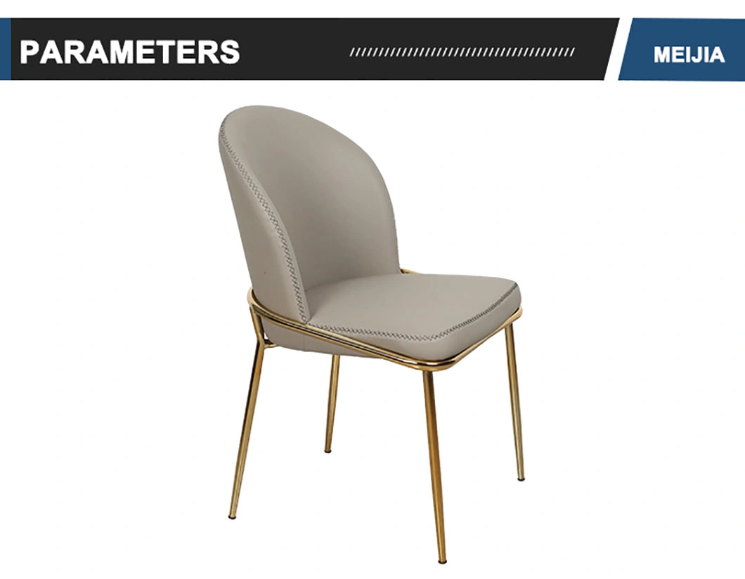 New Product Promotion Hotel Nordic Luxury for Dining Classic Chairs Gold Leg