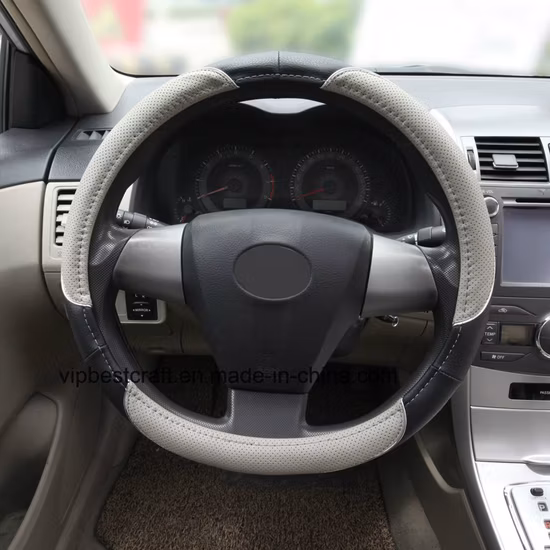 Универсальный, прочный чехол на руль без запаха для легковых автомобилей, внедорожников, грузовиков, универсально подходит для 15 дюймов.